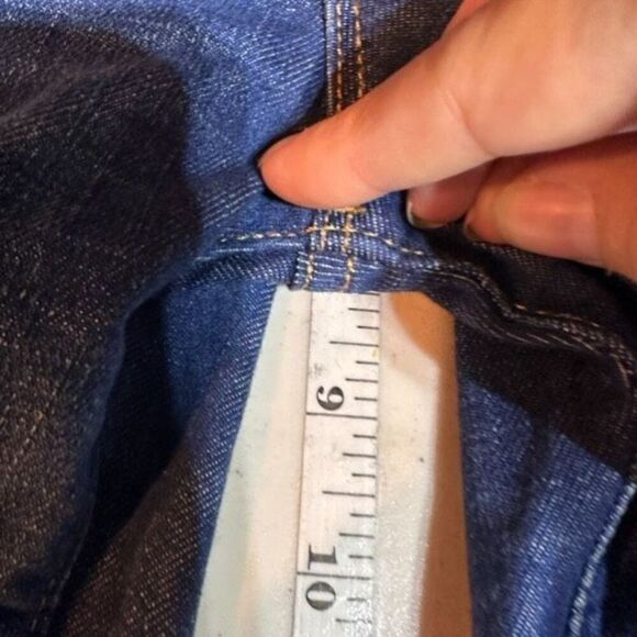 GAP Long and Lean‎ Style Size 4 Jeans medium wash whiskering Bootcut size 27 - Picture 10 of 11